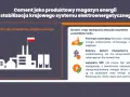 Cement jako magazyn energii stabilizuje system. Przykłady odnawialnych źródeł energii i ich korzyści dla rynku.
