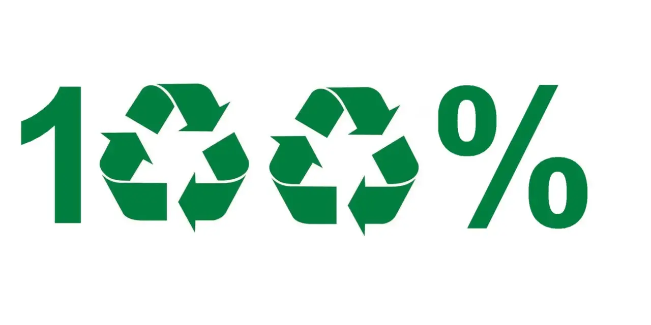100% recyklingu. Czy polietylen to plastik? Tak, i można go poddać recyklingowi.
