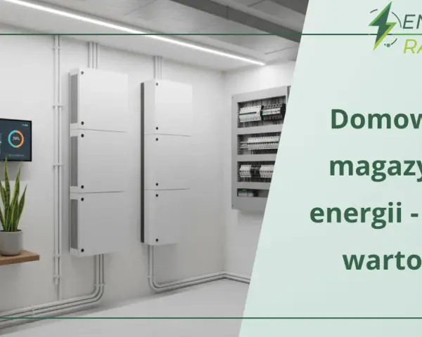 Nowoczesny domowy magazyn energii z panelem sterowania i roślinami. Czy warto zainwestować w takie rozwiązanie?