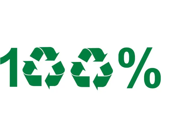 100% recyklingu. Czy polietylen to plastik? Tak, i można go poddać recyklingowi.