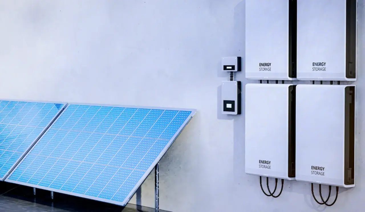 Panele słoneczne i magazyny energii na ścianie. Dofinansowanie do magazynu energii to szansa na niezależność energetyczną.